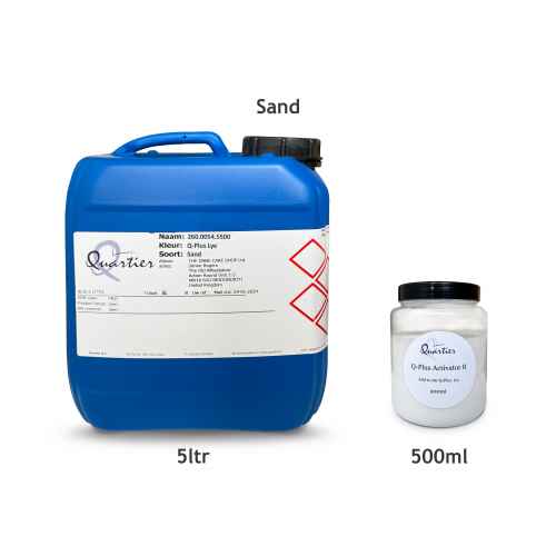 Quartier Q-plus Lye 2K Sand 5ltr + 500ml Activator  260.0054.5500 (DC)